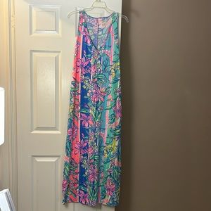 Lilly Pulitzer Maxi Dress Size L NWOT